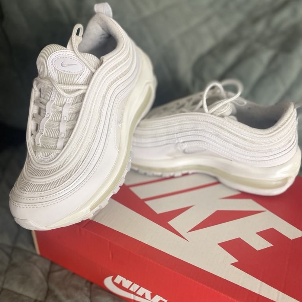 Nike Air Max 97 Triple White Sneakers
